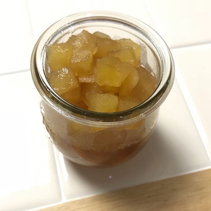 りんごジャム作り*