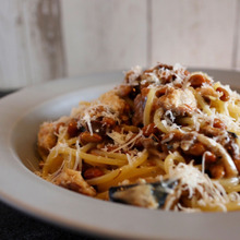 フライパン不要★人に勧めたくなる★鯖缶と納豆のパスタ