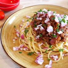 トマト缶不要★誰でも簡単に作れる★ずぼらさんのミートソースパスタ