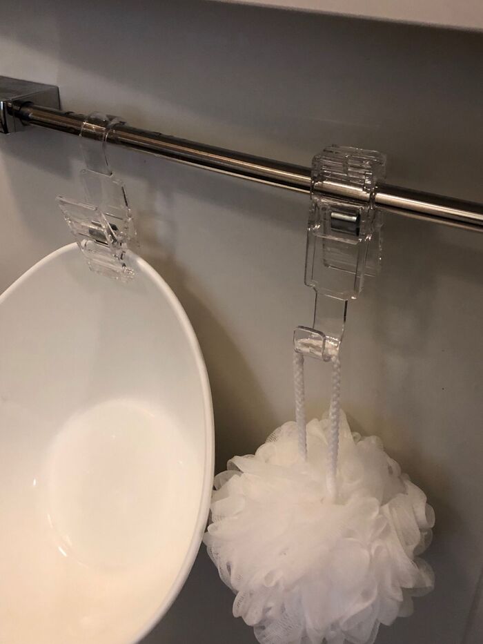 挟む収納と掛ける収納で二度おトク!