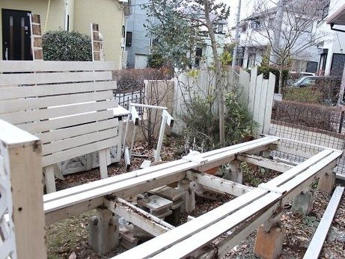 一気に解体作業