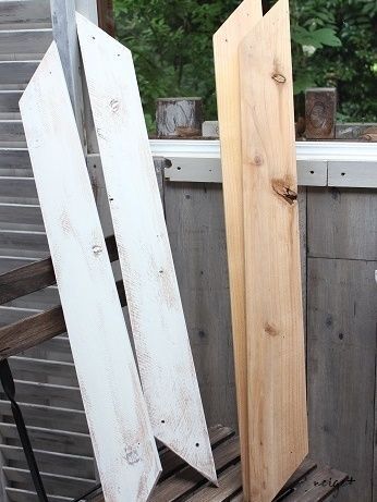 ありもの木材で飾り板をつける