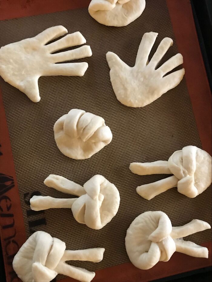 チョキ、パーもじっくり観察