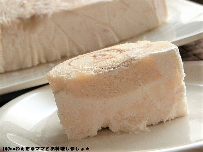 簡単★りんごのアイスケーキ