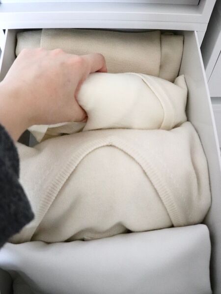 【クローゼット収納】逆さまに入れるだけ♡乱れない引き出しのマイルール