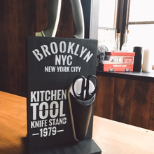 まな板3枚でオリジナルナイフスタンド