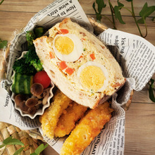 ポテトサラダ風おから卵サンドイッチ