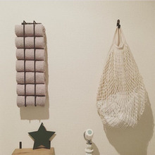 アイアンバー(セリア)でタオル収納DIY(2)