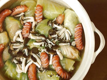 ロールキャベツは鍋料理♪♪ストーブでじっくりコトコト