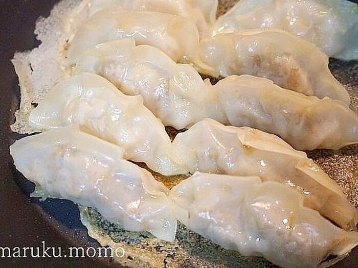 4.羽根付きで焼く