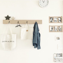 【無印良品】壁に付けられる家具をプラスリメイク【セリア】収納を倍に♪♪