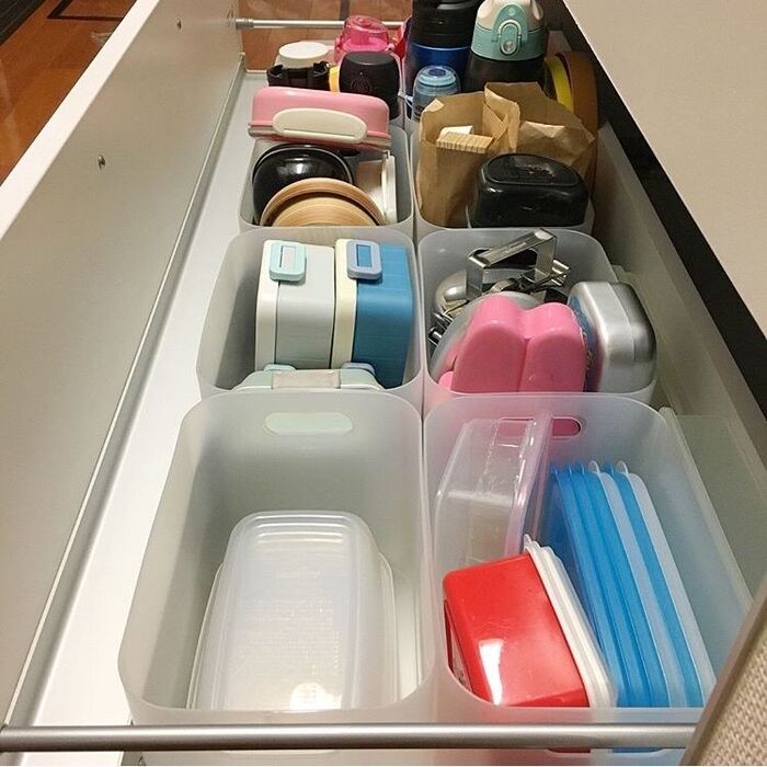 【ダイソー】キッチン下収納!!サッと取り出せ効率アップ♡1000円以下で♡