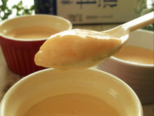 栄養がギュっ!砂糖不使用 材料二つ♪フルフルでとろける甘酒蒸しプリン