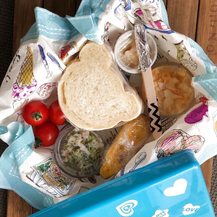はさみません!詰めるだけ!簡単楽しくサンドイッチのお弁当