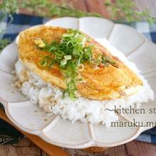 ただの卵入り納豆が!これを使って♩ふわしゅわスフレオムレットに変身