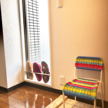 お掃除楽々♪スリッパは浮かせて収納