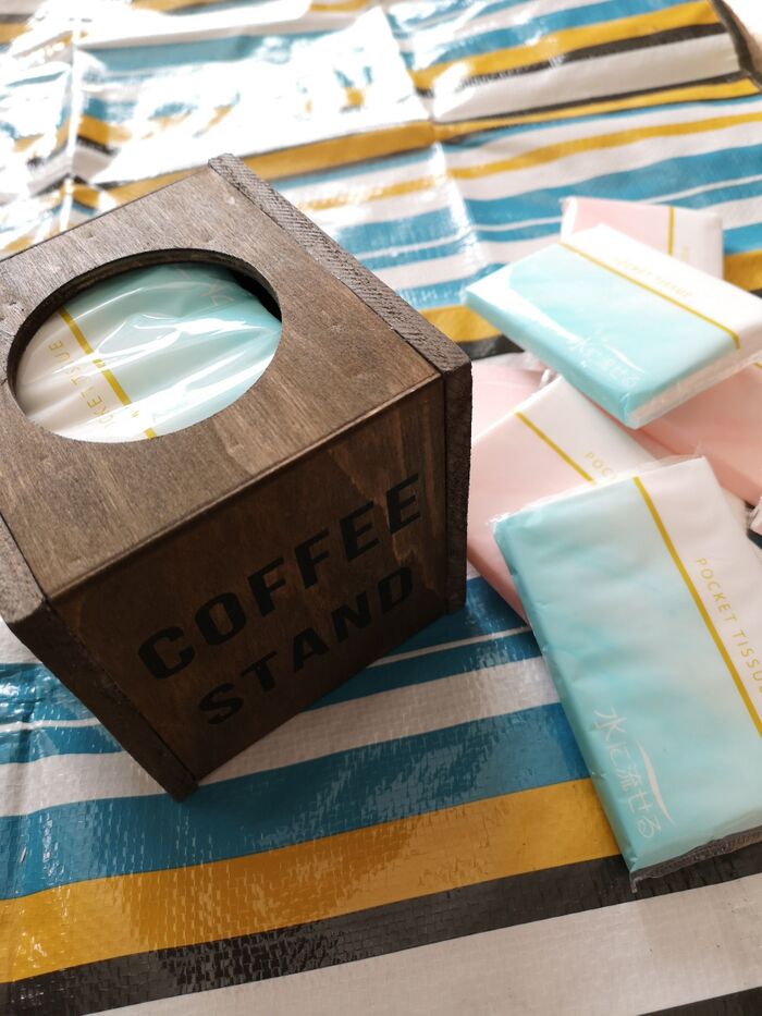 ポケットティッシュを収納