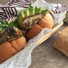 こっくり さっぱり!サバの焦がしレモンバター醤油サンド