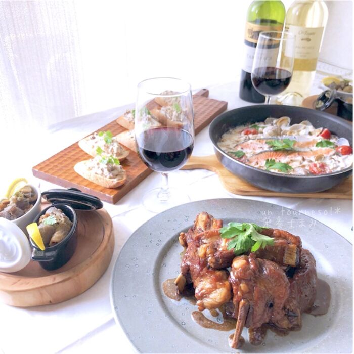 【おもてなしやパーティーにオススメ☆】ワインと食べて疲労回復&美肌効果❤過去レシピ