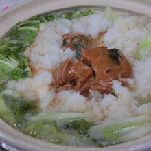 オイスターソースの実力☆ さば味噌煮缶と白菜でみぞれ鍋