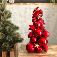 【DIY】時間がなくてもすぐできる!木板+オーナメントでクリスマスツリーパネルをDIY☆