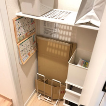 【納戸収納】不要なダンボールや古紙の収納を見直してみました!