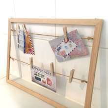 コスパすごい!すっかり100均DIY済みのダイソー「インテリアフレーム クリップ6個付」