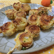 揚げないおつまみ おからパウダーでくるくるちくわのフライ風