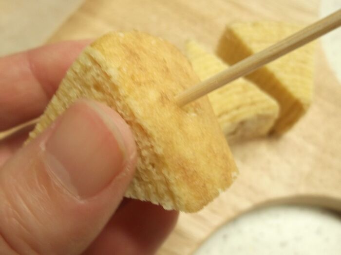 ガイドの穴をあけてから