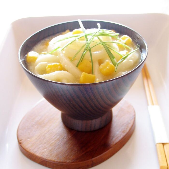 ささっとできる!「本格『粟米湯』うどん」