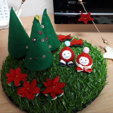 フェルトでクリスマス飾り
