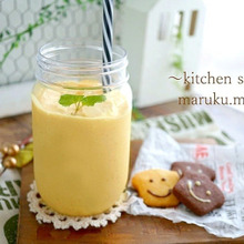 缶詰のマンゴーであっと言う間に作れる♩マンゴーシェイク