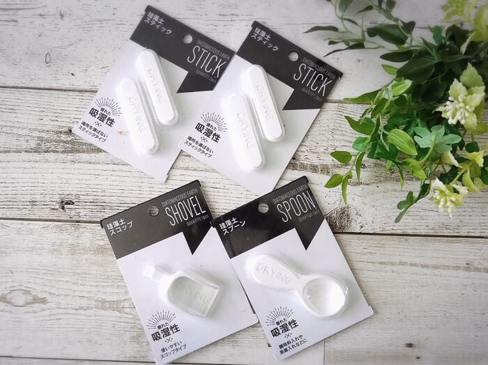 超オススメ!!調味料の湿気は、可愛い珪藻土シャベルで解決!!