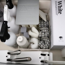 【無印良品アクリル仕切り棚】でキッチン収納。スポンジ類をスッキリ!