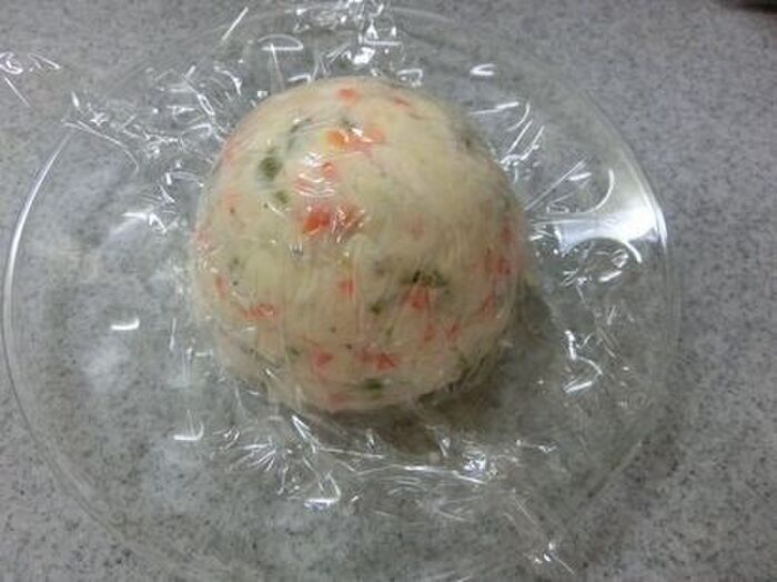 2.野菜を混ぜる