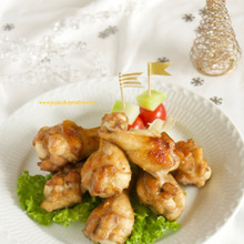 トースターでも作れる 手羽元のローストチキン