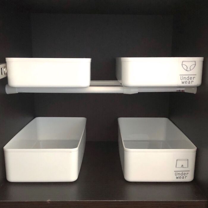 ねんどケースを並べる