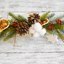 縦でも横でもOK!100均素材で作るナチュラルスワッグ