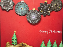 100均くるくる定規でクリスマスを作ろう!