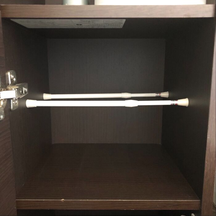 そこでつっぱり棒の登場!