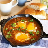 【ボンカレー世界を旅する】イスラエル編 朝食にぴったり!カレーシャクシュカ