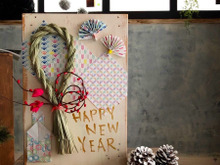 【ハンドメイド】寒い冬はおうちでぬくぬくハンドメイド♪木板+100均しめ縄でお正月のウッドパネル☆