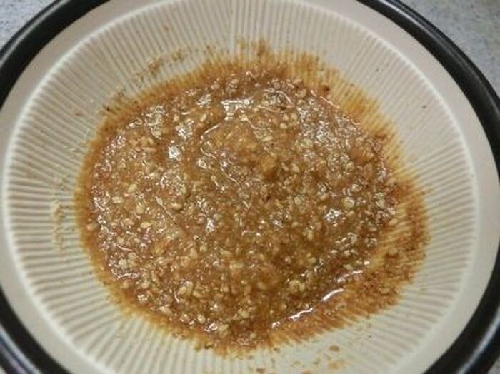 1.ごま味噌だれを作る