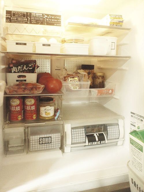 冷蔵庫収納★スペースを無駄にしない