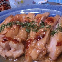 超やわらかジューシー♪ オイヨーで鶏ももステーキ