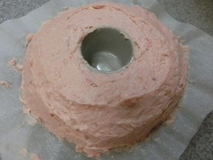 3.肉種をのせる