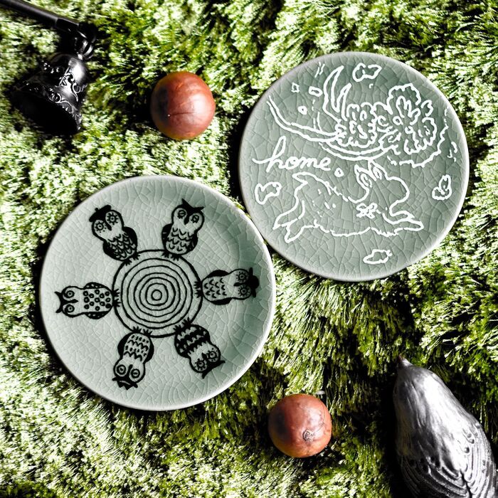 この2枚の豆皿&セーブ・ザ・チルドレン