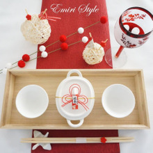 100均でお正月テーブルコーデ★お正月飾り100均DIY★