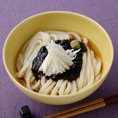 お助け!時短レシピ「のり佃煮のぶっかけうどん」