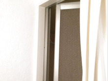 つっぱり棒で浴室内にカンタン収納❗️